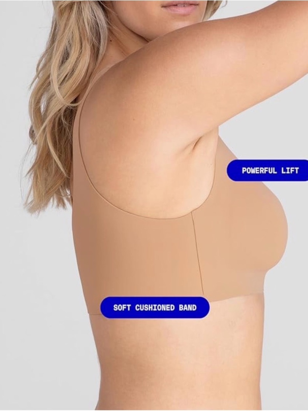 HoneyLove Softform Wireless Bra Color Sand - Picture 2 of 7